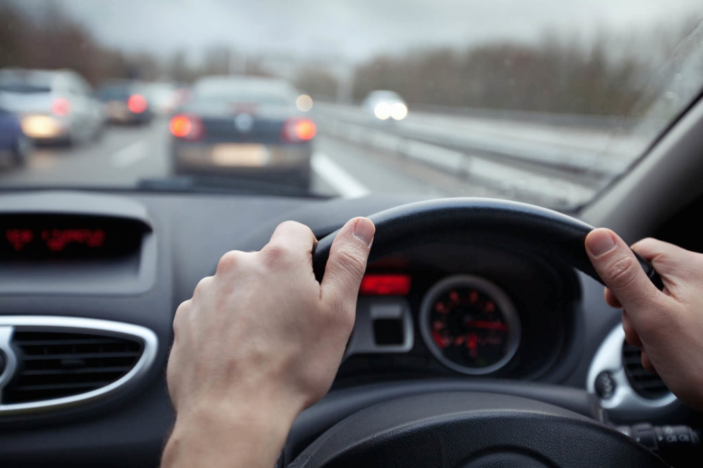 Driver on Motorway